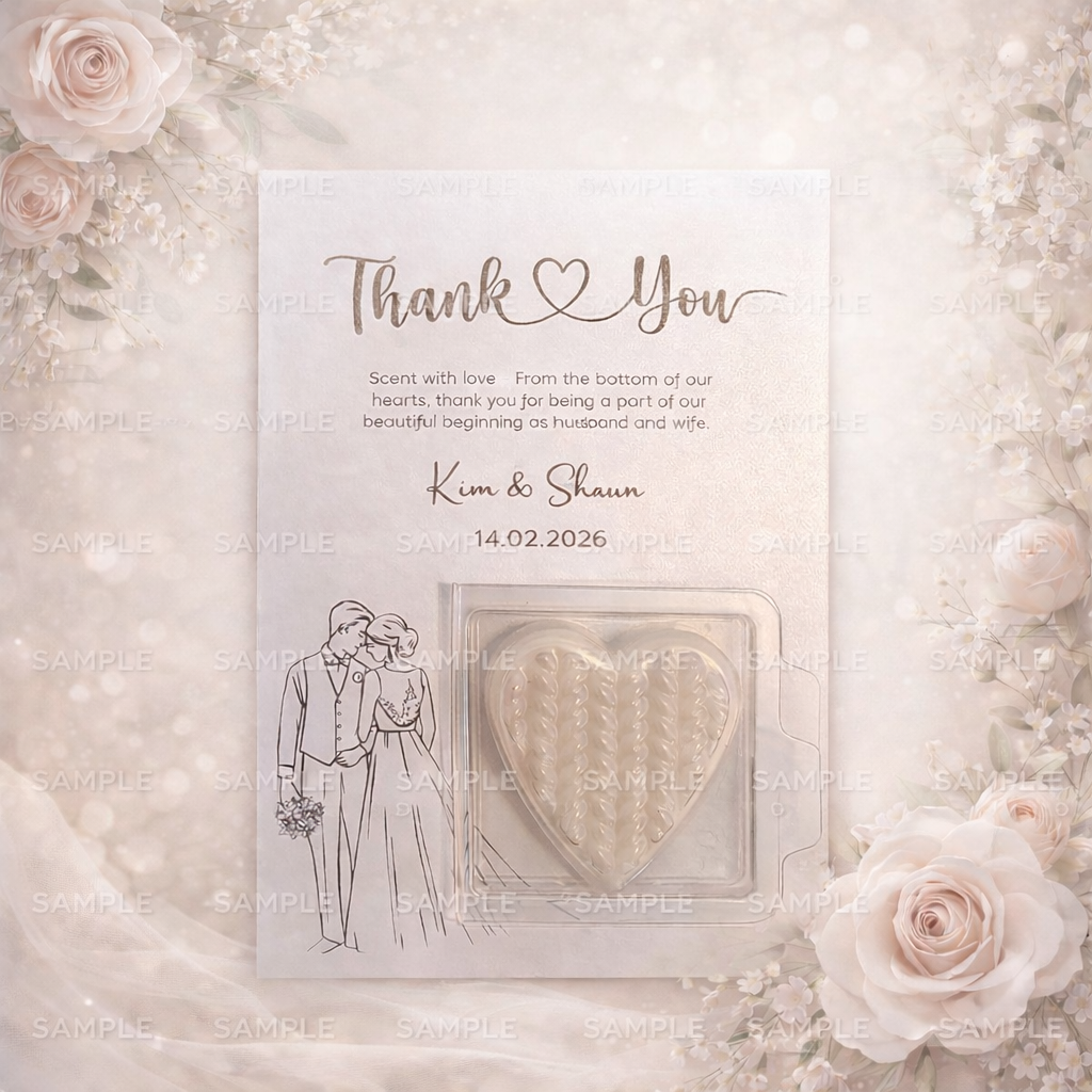 Wax melt Wedding favours